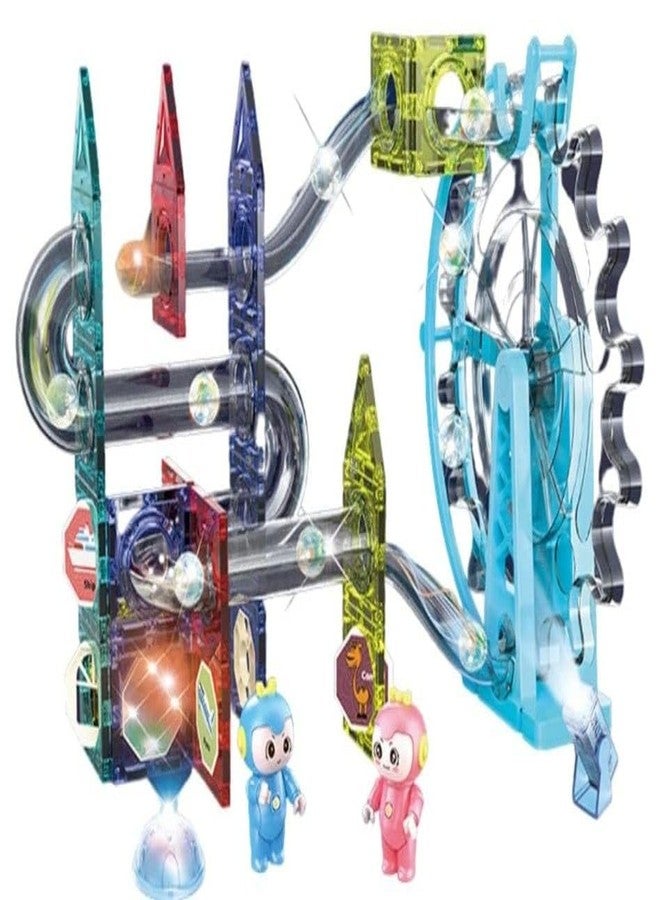 RAHU Magnetic Building Sticks Blocks Kids Toys, Learning Sticks and Balls, Activities Toys for Toddlers, Educational Blocks, Toy for Kids (Light Magnetic Block 80PCS) - Image 1